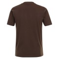 t-shirt gladki Casa Moda brazowy plus size