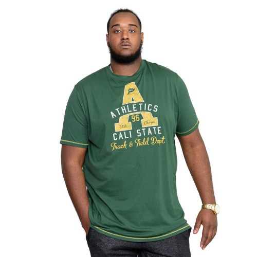 duza meska koszulka Duke London zielona 2XL 3XL