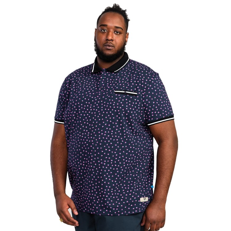 wzorzysta meska koszulka dla duzych mezczyzn Duke 5xl