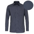 granatowo-biala meska koszula z dlugim rekawem Casa Moda