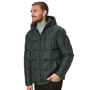Duża męska kurtka premium zimowa S4 Atlanta 704863489000-2012 ciemnozielona