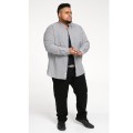 koszula meska plus size Jerry szara