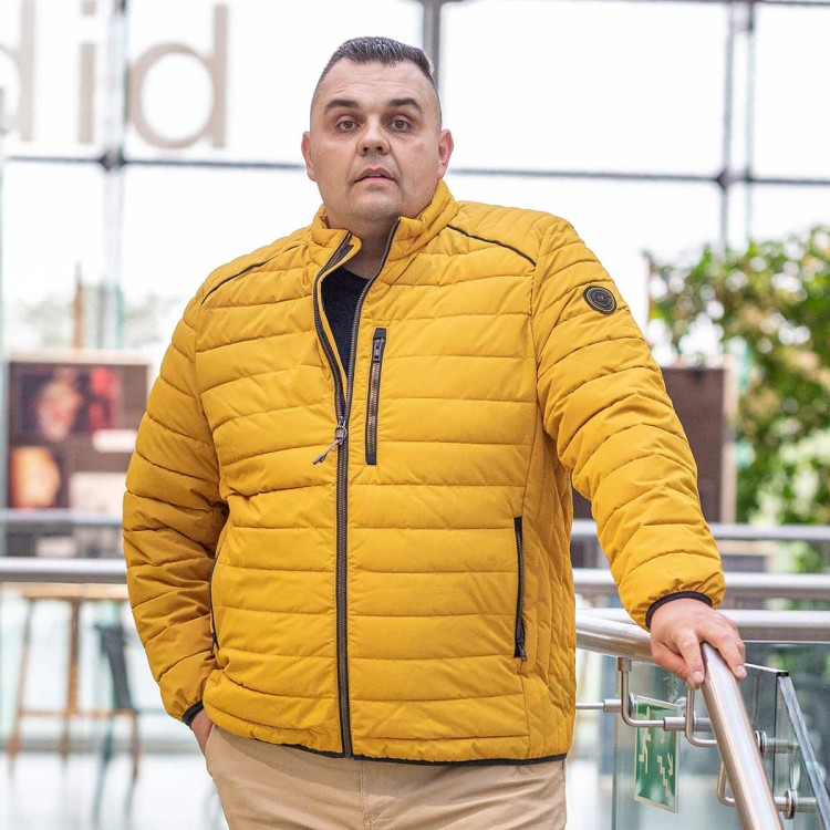 kurtka caloroczna zolta 4xl