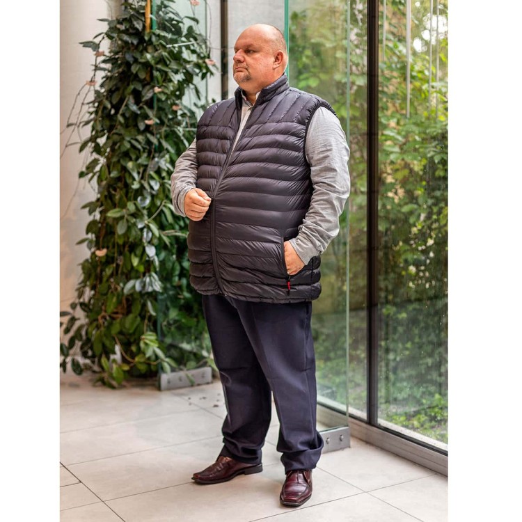 czarny bezrekawnik duke d555 plus size