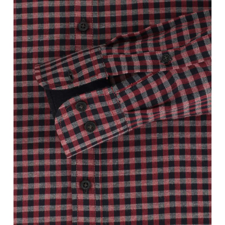meska koszula Casa Moda xxl bordowa