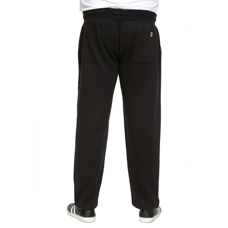duze meskie spodnie dresowe plus size d555 czarne