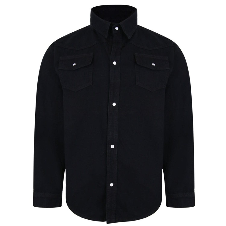 duza czarna jeansowa koszula meska plus size 7xl