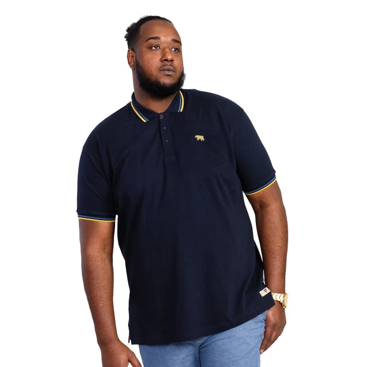 polowka dla mezczyzn plus size granatowa Duke London 10xl
