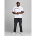 bialy t-shirt meski w duzym rozmiarze