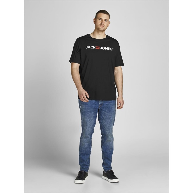 121484987 czarna koszulka Jack & Jones