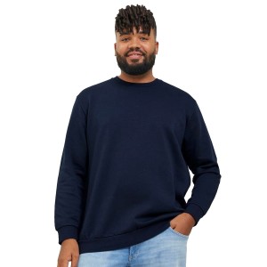 Duża męska bluza wkładana przez głowę Jack & Jones 12250594 granatowa
