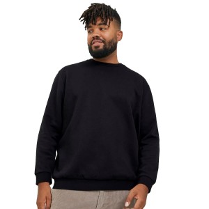 Duża męska bluza wkładana przez głowę Jack & Jones 12250594 czarna