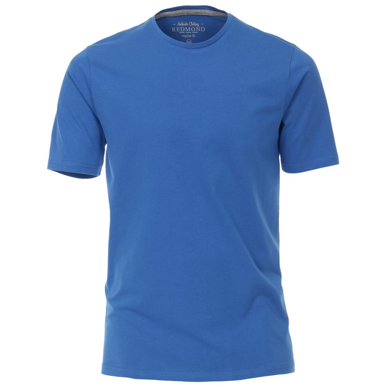 niebieski gladki t-shirt meski 3xl