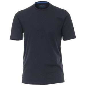 Duża męska gładka koszulka t-shirt Redmond 665-19 granatowy