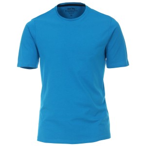 Duża męska gładka koszulka t-shirt Redmond 665-14 turkusowy