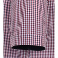bordowa koszula Redmond 4xl w krate