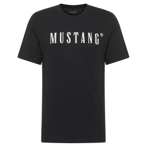 Duży t-shirt koszulka męska Mustang 1014695-4142 czarna