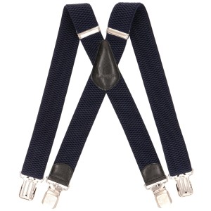 Duże męskie szelki X Ranger 4cm DJ40-009 granatowe