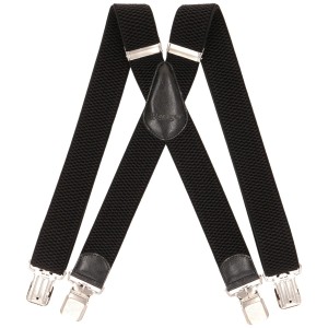 Duże męskie szelki X Ranger 4cm DJ40-001 czarne