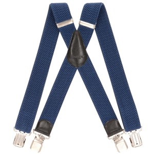 Duże męskie szelki X Ranger 4cm DJ40-006 ciemnoniebieskie
