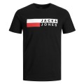 t-shirt czarny meski z nadrukiem 7xl