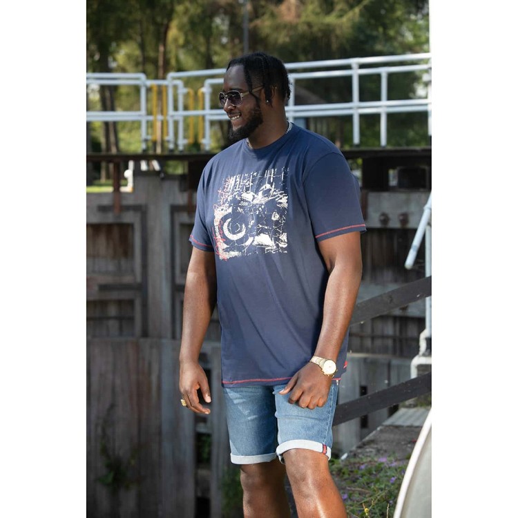 t-shirt z nadrukiem meski 8xl