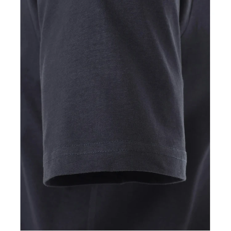 t-shirt w serek granatowy Redmond plus size