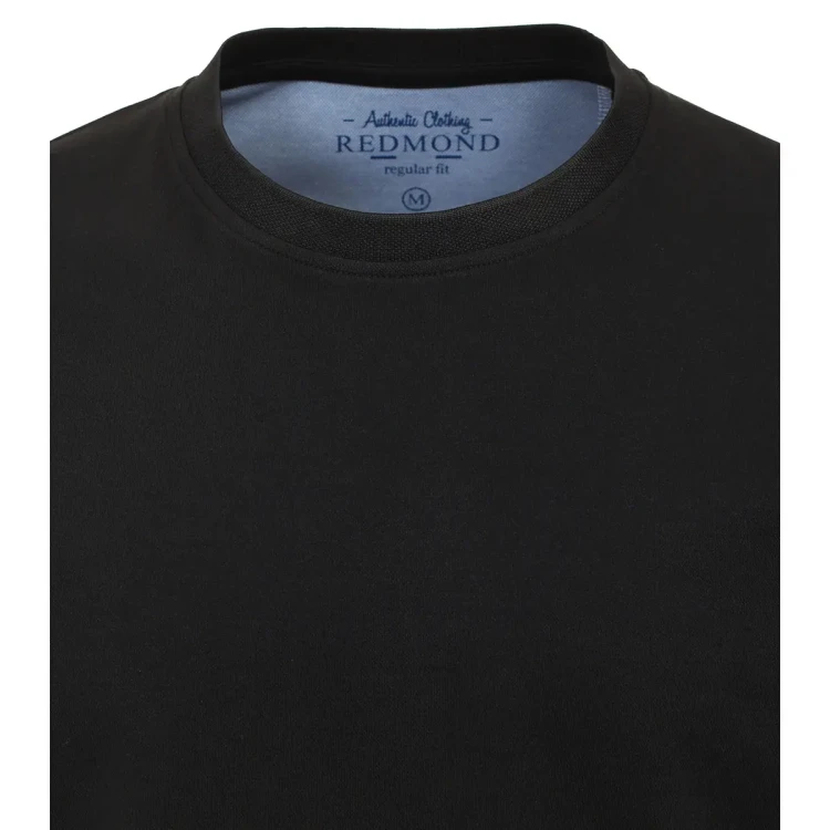 6xl t-shirt meski gladki czarny