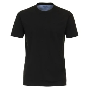 Duża męska gładka koszulka t-shirt Redmond 231930650-91 czarny