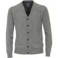 szary duzy sweter 2xl plus size meski zapinany
