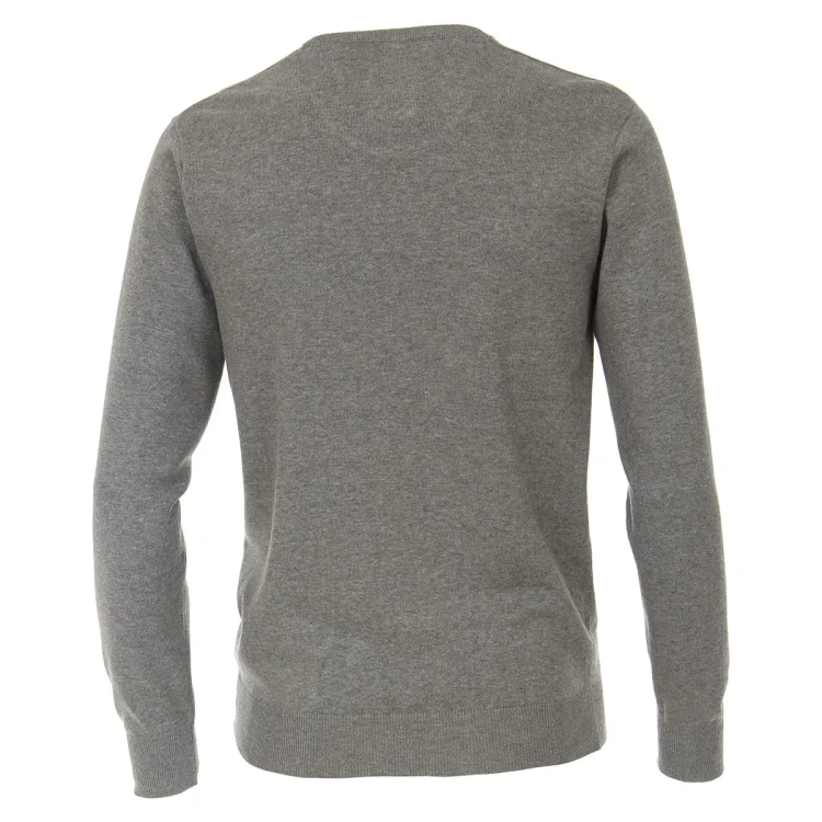 sweter xxl dla duzego pana szary