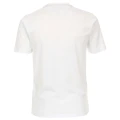 t-shirt bialy plus size z guzikami