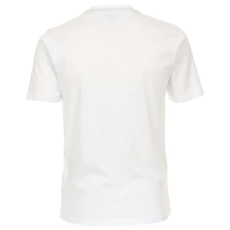 t-shirt bialy plus size z guzikami