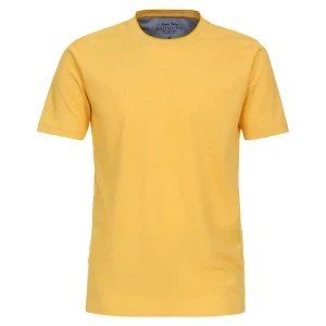 Duża męska gładka koszulka t-shirt Redmond 231930650-42 żółty