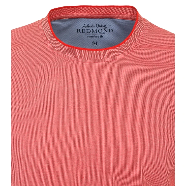 gladki t-shirt xxl czerwony