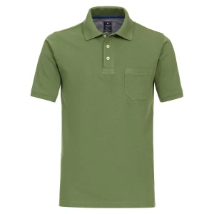 Duża męska koszulka polo gładka Redmond 900-612 zielona