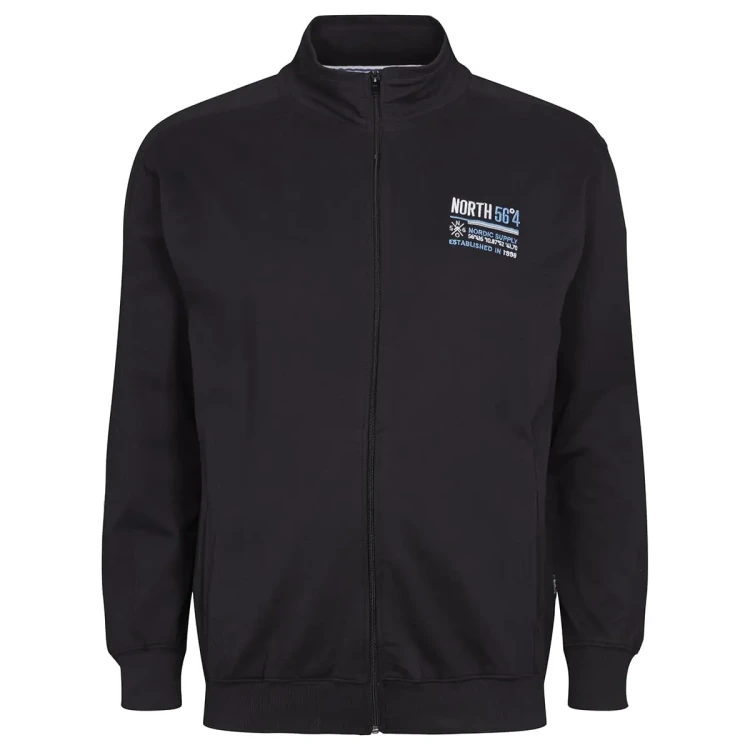 czarna bluza na stojce north 7xl
