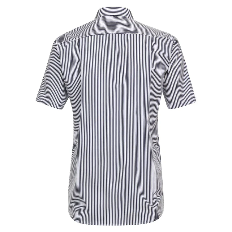 koszula z kolnierzykiem i kieszonka w paski casa moda 844258600