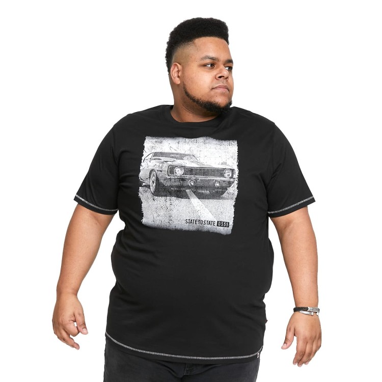 t-shirt plus size meski xxl z samochodem