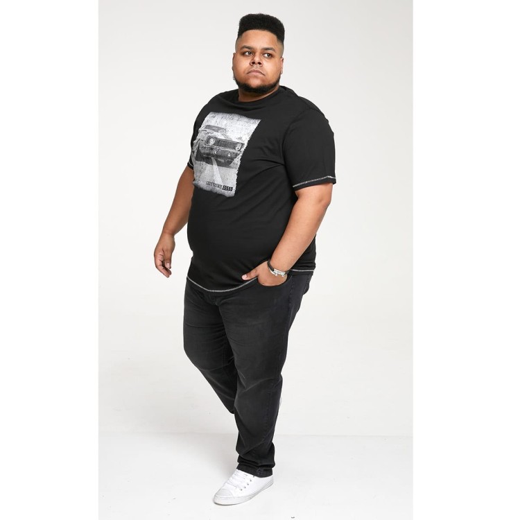podkoszulka t-shirt meski 5xl czarny d555