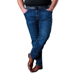 Spodnie jeansy dla wysokiego mężczyzny (TALL) Duke D555 Ambrose granatowe