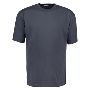 Koszulka gładki t-shirt dla wysokiego mężczyzny (TALL) Adamo 139110-710 ciemnoszary