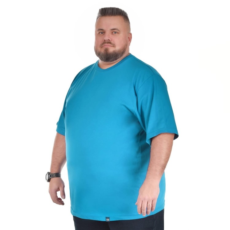 duza meska koszulka turkusowa 5xl