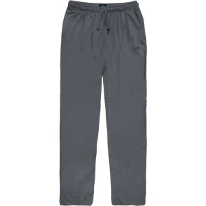 Duże męskie spodnie dresowe z prostą nogawką bawełniane Double Urban Outfitters MPAN-05 ciemnoszare