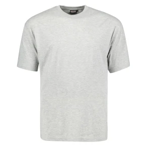 Koszulka gładki t-shirt dla wysokiego mężczyzny (TALL) Adamo 139110-745 jasnoszary