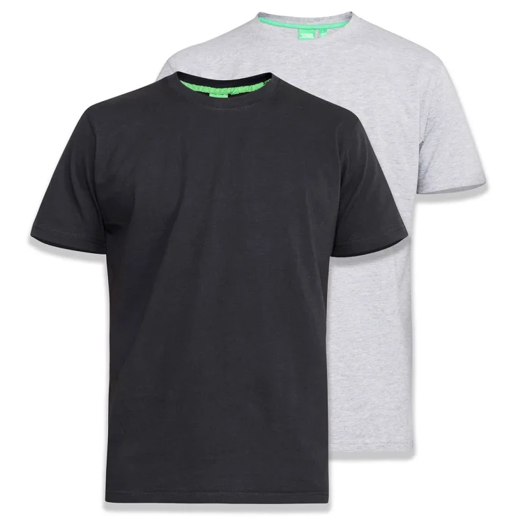 koszulki meskie w dwupaku gladkie 6xl 7xl