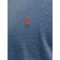 t-shirt gladki Jack Jones ciemnoniebieski
