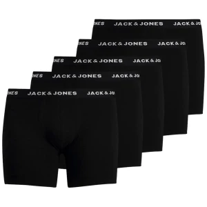 Duża bielizna męska bokserki 5 sztuk Jack & Jones 12194944 czarne