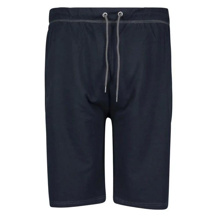 spodenki dresowe meskie granatowe plus size adamo moritz 159802