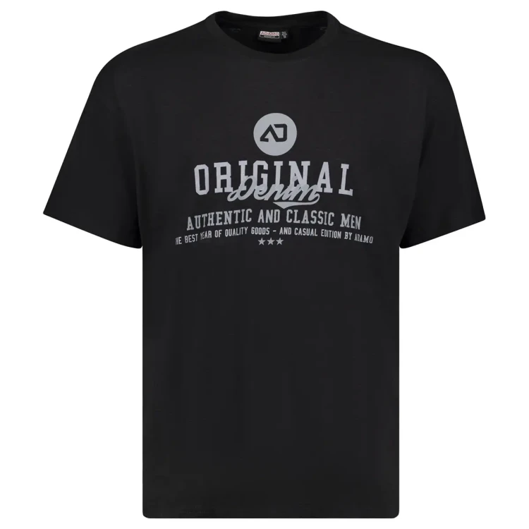 podkoszulek duzy dla panow czarny napisy lato wakacje orginal 3XL 4XL 5XL 6XL